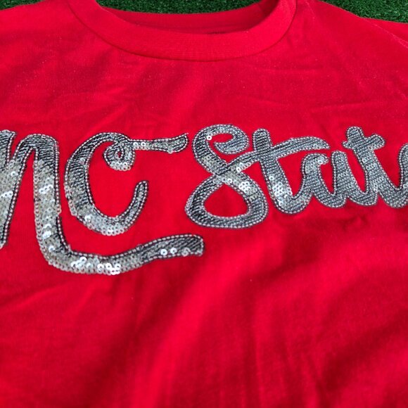 ❤️🐺North Carolina NC State sequin t-shirt Wolfpack - Picture 3 of 4